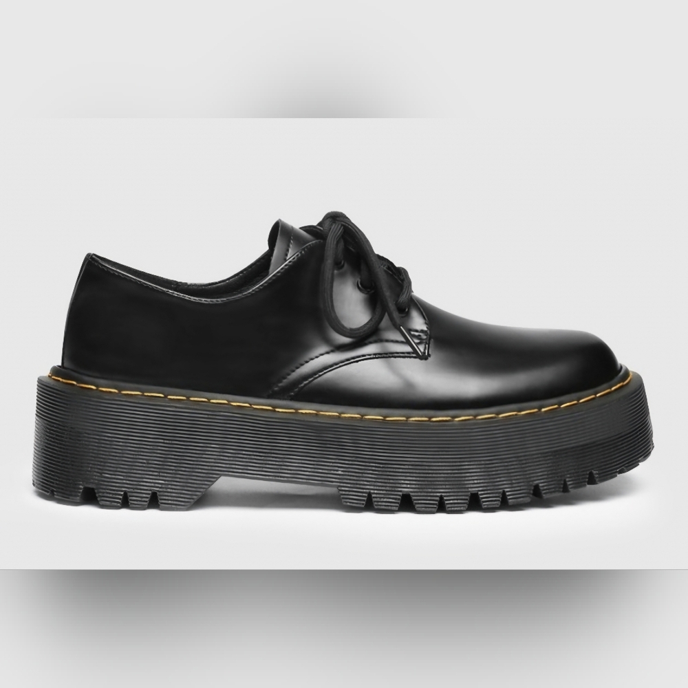 Black Chunky Platforms